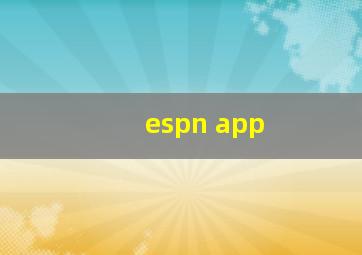 espn app